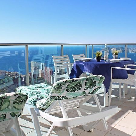 High Rise Apartment On The 39Th Floor With Private Terrace And Sea Views Benidorm Ngoại thất bức ảnh
