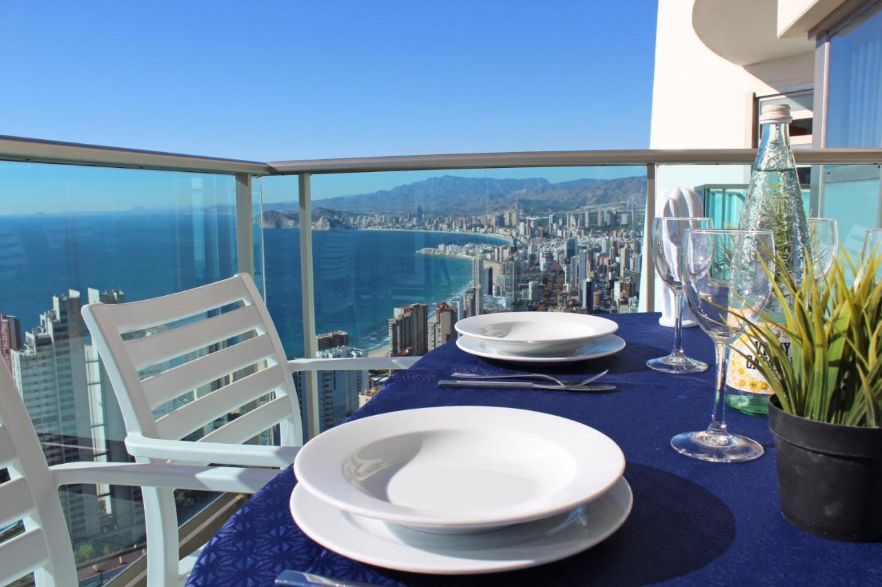 High Rise Apartment On The 39Th Floor With Private Terrace And Sea Views Benidorm Ngoại thất bức ảnh