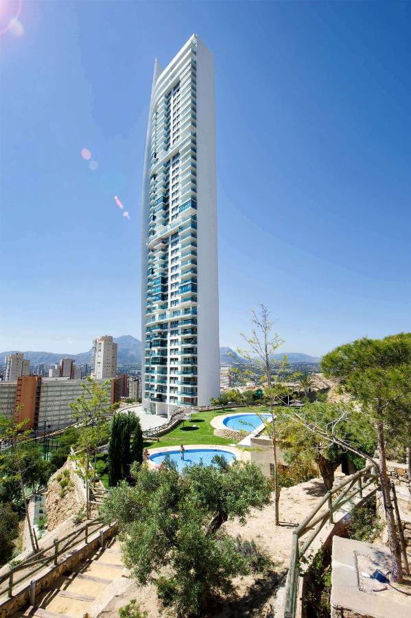 High Rise Apartment On The 39Th Floor With Private Terrace And Sea Views Benidorm Ngoại thất bức ảnh