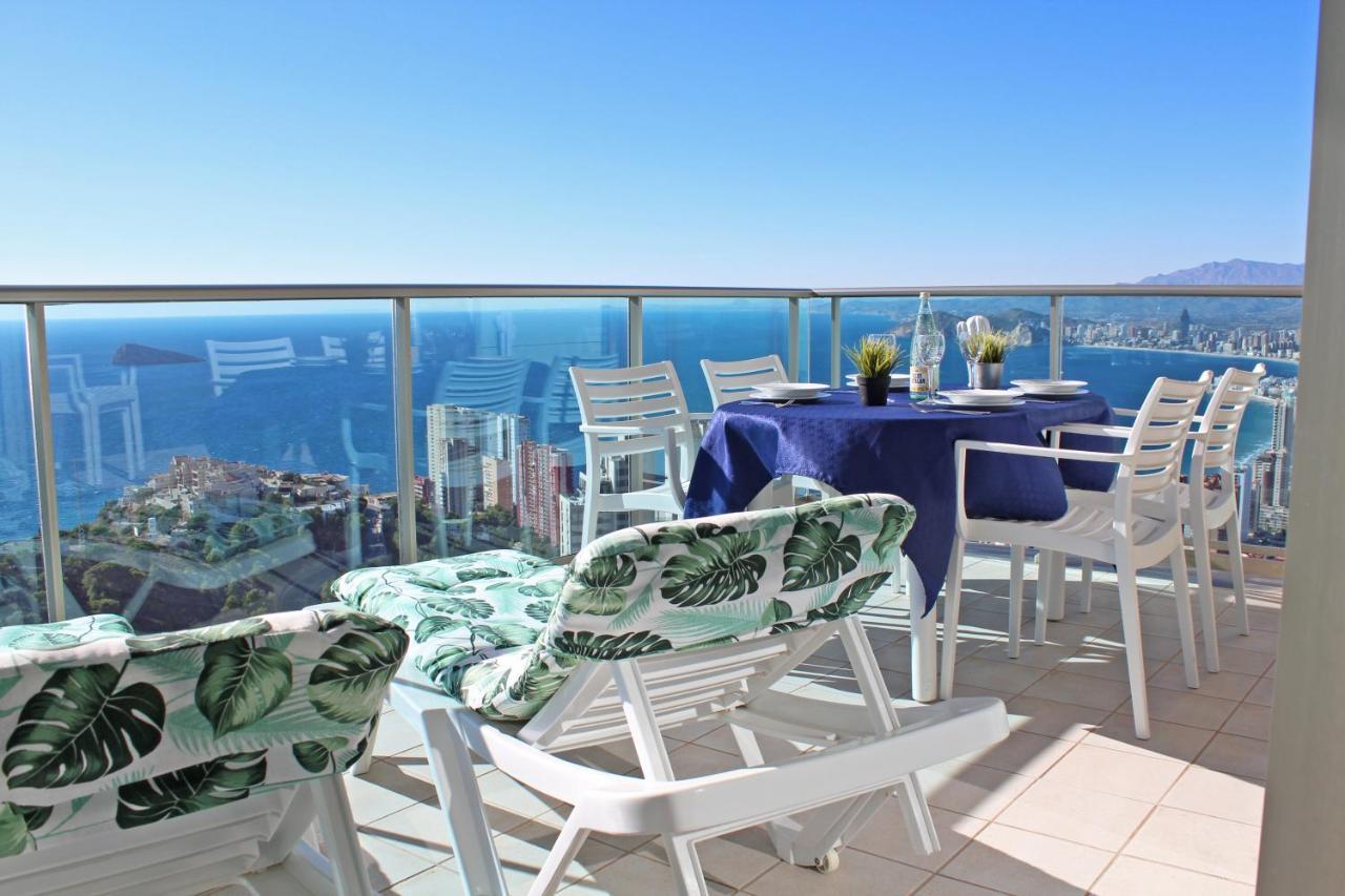 High Rise Apartment On The 39Th Floor With Private Terrace And Sea Views Benidorm Ngoại thất bức ảnh